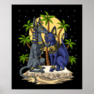 Affiche Anubis Bastet