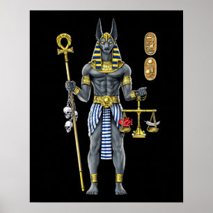 Affiche Anubis Egypte Mythologie Dieu