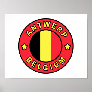 Affiche Anvers Belgique
