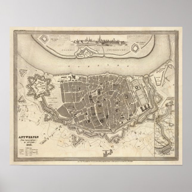 Affiche Anvers, Belgique (Devant)