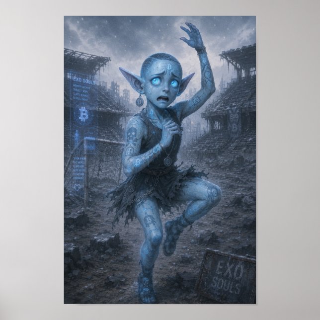 Affiche Anxiété / Ballerine / Stade Détruit (Devant)