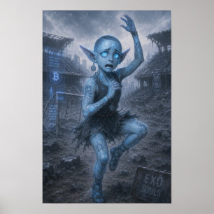 Affiche Anxiété / Ballerine / Stade Détruit