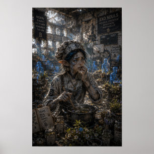 Affiche Anxiété / Cuisinier Herbal / Gymnase Scolaire