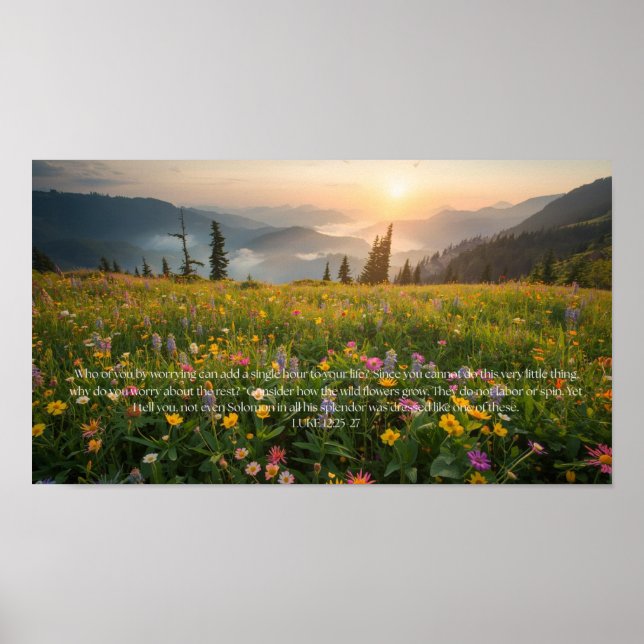 Affiche Anxiety and Worry Inspirational Words of Wisdom  (Devant)