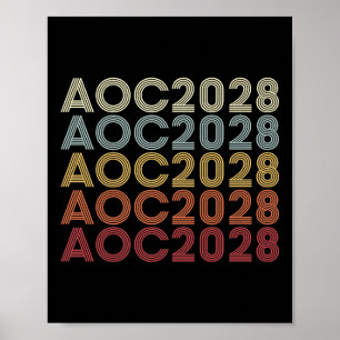 Affiche Aoc 2028 A.o.c. 2028 Pour L'Élection Du Président