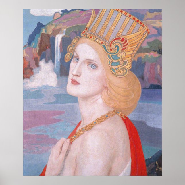 Affiche Aoife, v. 1914 par John Duncan (Devant)