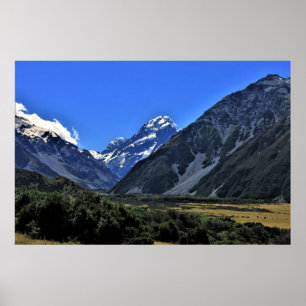 Affiche Aoraki dans la vallée