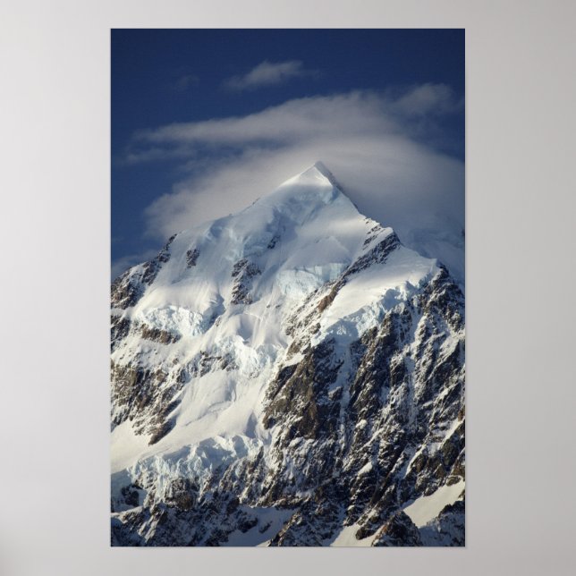Affiche Aoraki Mount Cook, Pays Mackenzie, Sud (Devant)