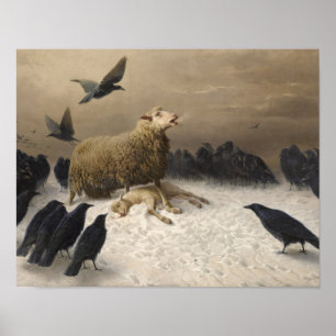 Affiche Août Friedrich Schenck - Anguish