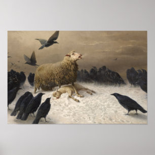 Affiche Août Friedrich Schenck - Anguish