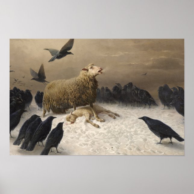 Affiche Août Friedrich Schenck - Anguish (Devant)
