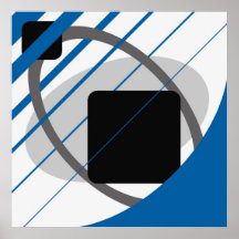 AP0002 bleu gris abstrait blanc cassé noir