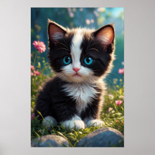 Affiche *~* AP68 2:3 Chat Feline Kitten Kitty Sweet Cute
