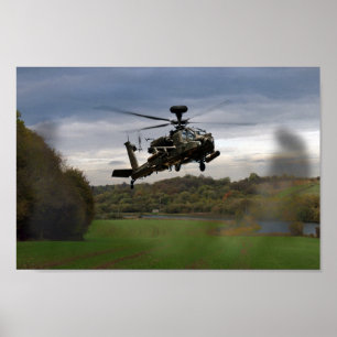 Affiche Apache Dans Le Champ