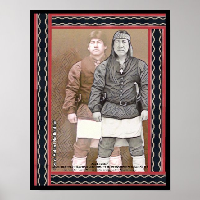 Affiche Apache Knife ®️ 8 ™️ (Devant)