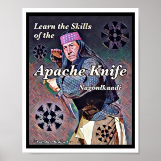 Affiche Apache Knife®️™️🇺🇸 Designed by Robert Redfeather