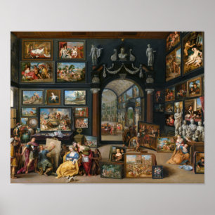 Affiche Apelles Painting Campaspe by Willem van Haecht