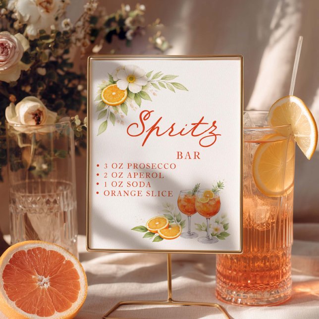 Affiche Aperol Spritz Bar (Créateur téléchargé)
