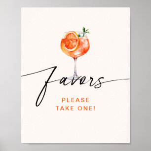 Affiche Aperol Spritz Privilégie La Fête des mariées