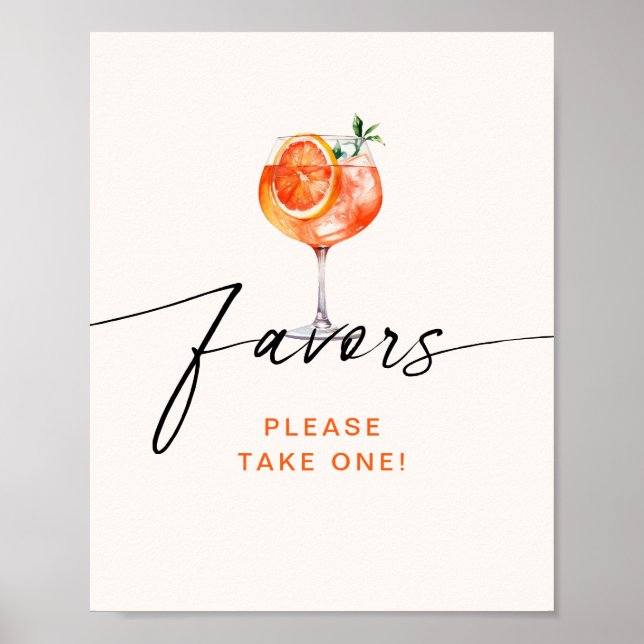 Affiche Aperol Spritz Privilégie La Fête des mariées (Devant)