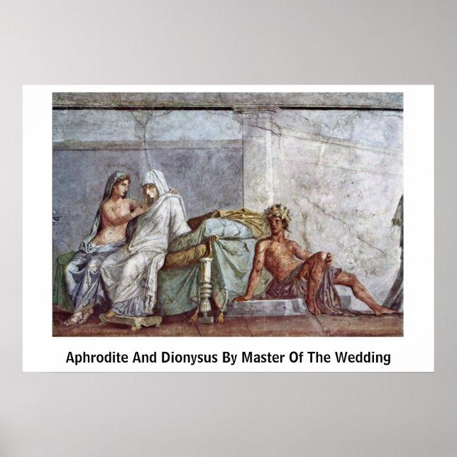 Affiche Aphrodite Et Dionysos Par Maître Du Mariage (Devant)