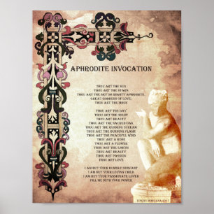 AFFICHE APHRODITE INVOCATION