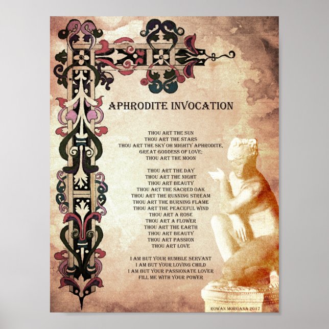 AFFICHE APHRODITE INVOCATION (Devant)