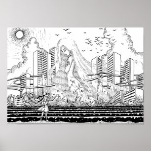 Affiche Aphrodite née dans la ville.