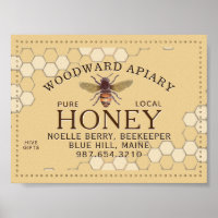 Apiary Honeypeb Honeybee Dotée Bordure jaune