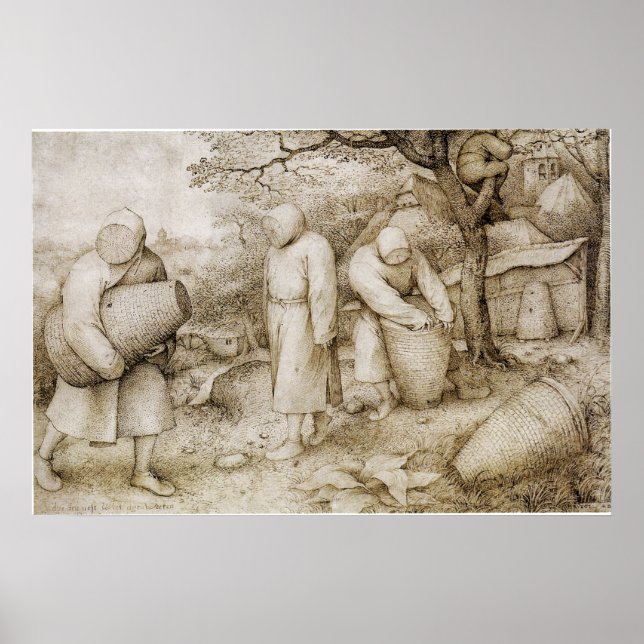 Affiche Apiculteurs par Pieter Bruegel l'Ancien (Devant)