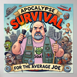 Affiche Apocalypse Survival pour l'affiche moyenne de Guy