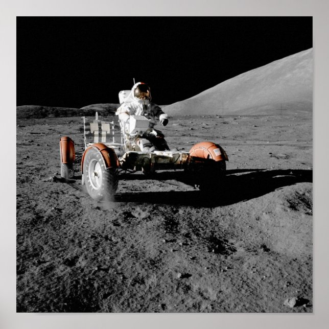 Affiche Apollo 17 Lunar Rover (Devant)