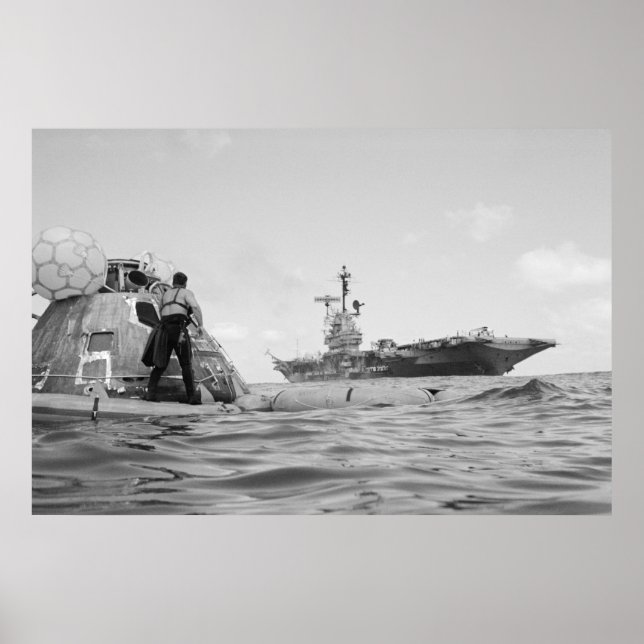 Affiche Apollo 17 Splashdown & Recovery (Devant)