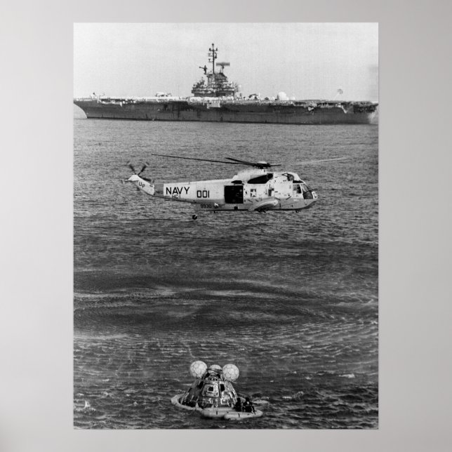 Affiche Apollo 17 Splashdown & Recovery (Devant)