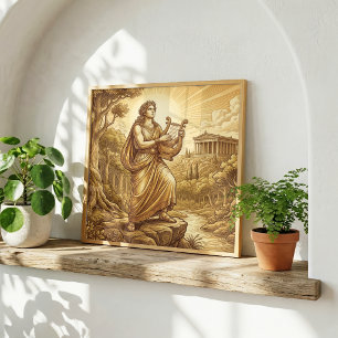 Affiche Apollon Mythologie grecque