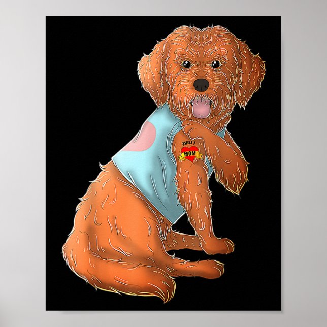 Affiche Apoo I Loo Maman Tattoo Chien Chemise Fantastique  (Devant)