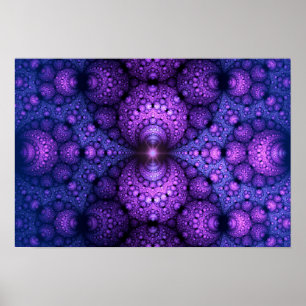 Affiche Apophyse fractale - Fusion d'atomes