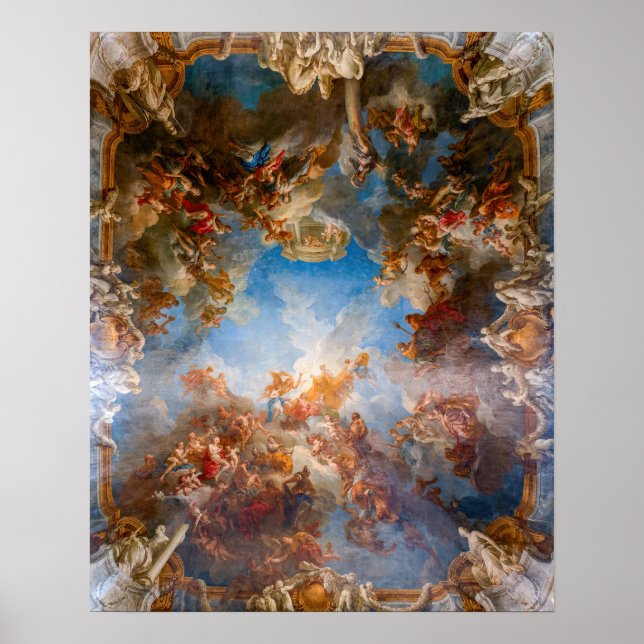 Affiche Apothéose d'Hercule dans le Chateau de Versailles (Devant)