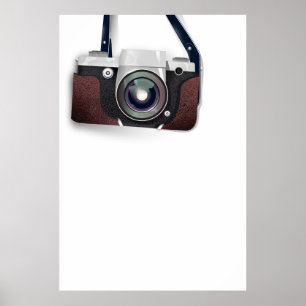 Affiche Appareil photo de style vintage