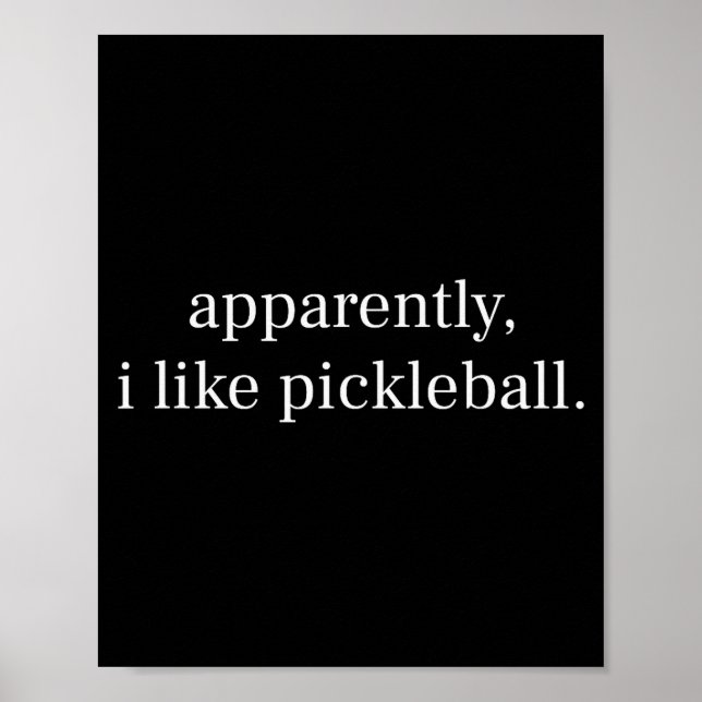 Affiche Apparently I Like Ckleball For Men Women Cool Ckle (Devant)