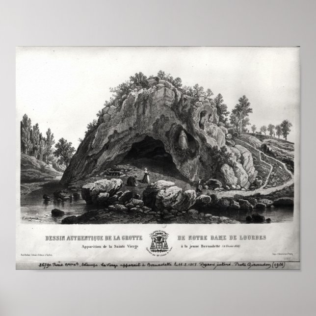 Affiche Apparition de la Vierge Marie (Devant)