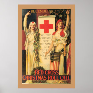 Affiche Appel de Noël de la Croix-Rouge