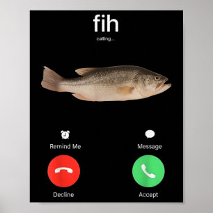 Affiche Appel Fih Me Rappeler Message Refuser Accepter Tél