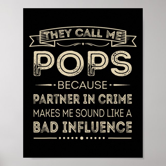 Affiche Appelez-Moi Pops Parce Que Partenaire Dans Crime F (Devant)