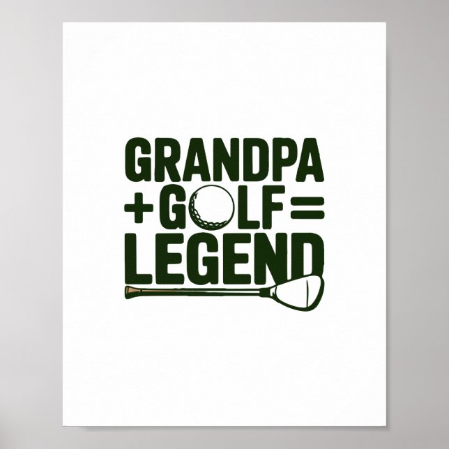 Affiche Appelle-Moi Grand-Père, Regarde-Moi Golf (Devant)