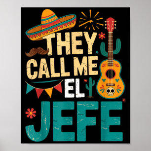 Affiche Appellez el jefe guitare cinq de mayo musique homm