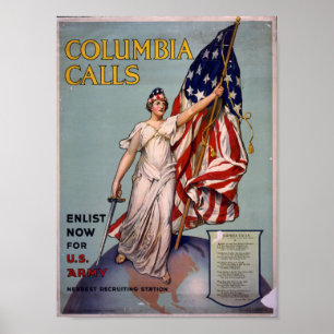 Affiche Appels Columbia