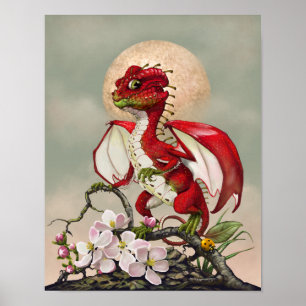 Affiche Apple Dragon 11x14 (4x6 et supérieur)