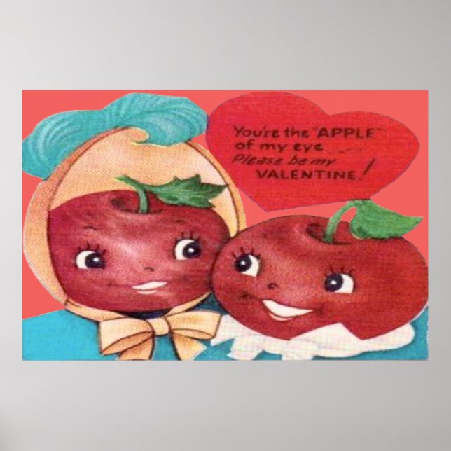 Affiche Apple Of My Eye Heart Valentine (Devant)