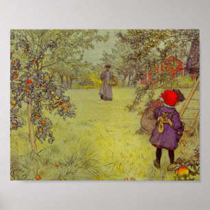Affiche Apple Orchard Harvest
